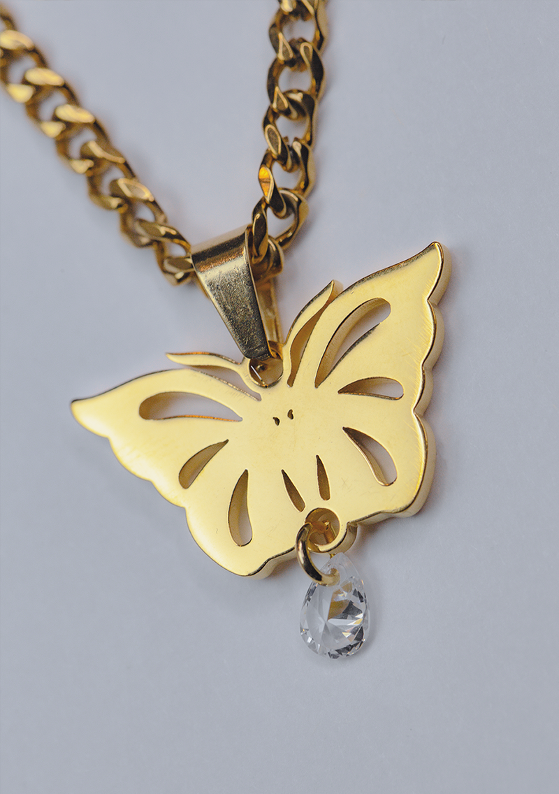 Little Butterfly - Kette Goldfarben